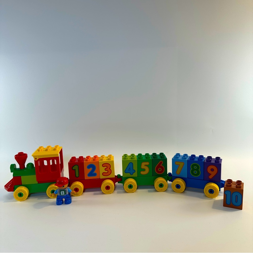 Lego Duplo Number Train with Boy Minifigure Set 1-10‎